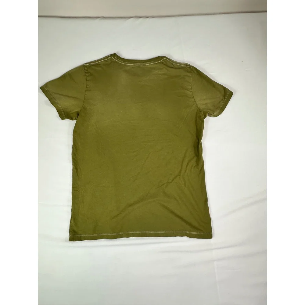 True Religion T Shirt Mens Lover‎ Certified Seed Graphic Olive Green Large